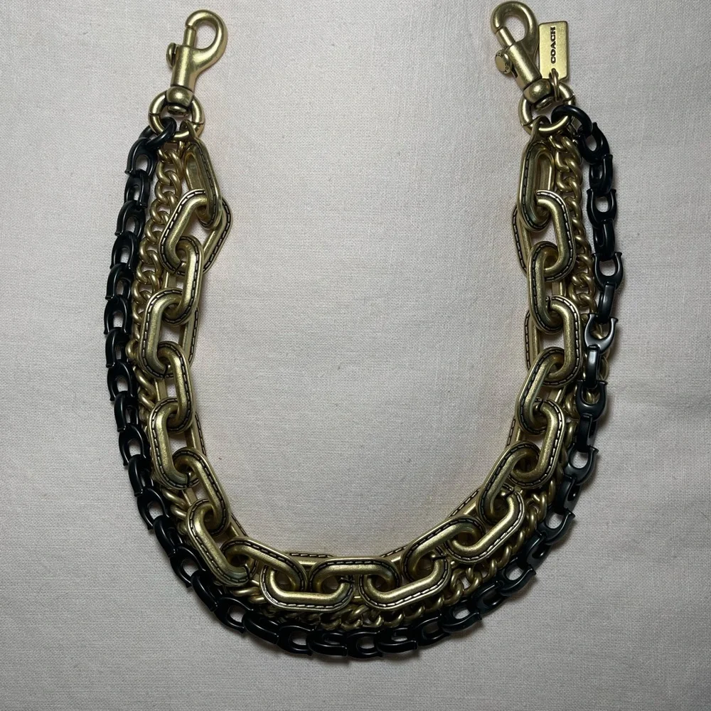 Coach Triple Chain Strap - Picture 2 of 3